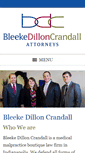 Mobile Screenshot of bleekedilloncrandall.com